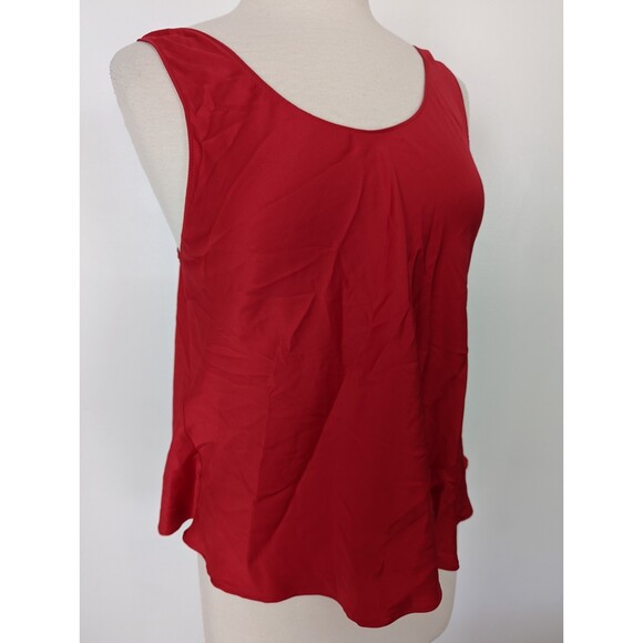 NWT Victoria's Secret Red Bow Back Satin Camisole | W Size Large - Picture 1 of 4